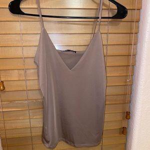 ZARA V NECK CAMI $6